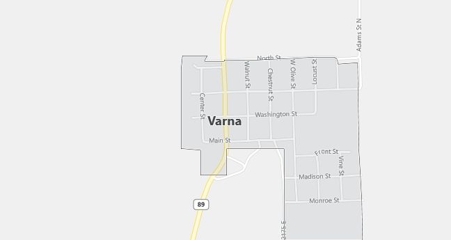 Map of Varna, IL