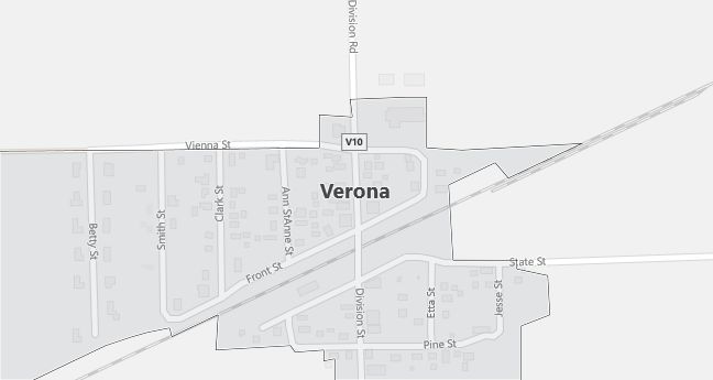 Map of Verona, IL