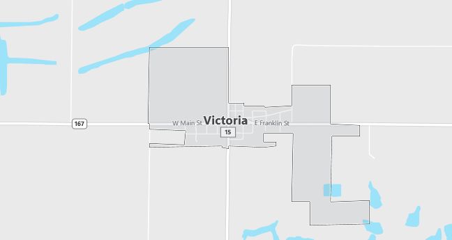 Map of Victoria, IL