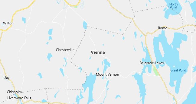 Map of Vienna, ME