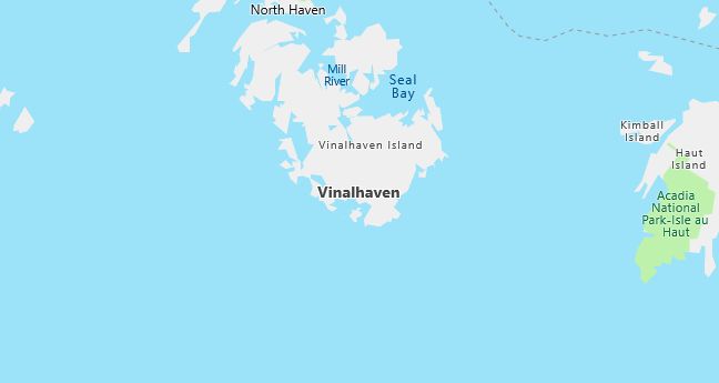 Map of Vinalhaven, ME