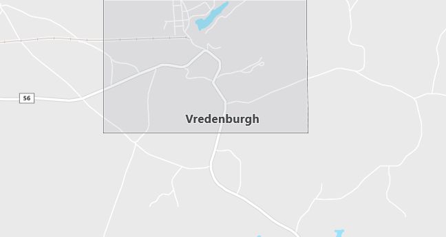 Map of Vredenburgh, AL