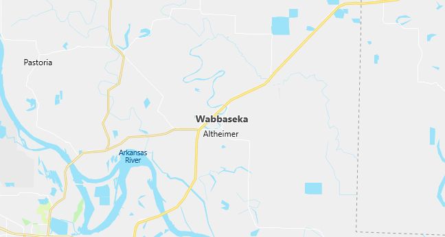 Map of Wabbaseka, AR