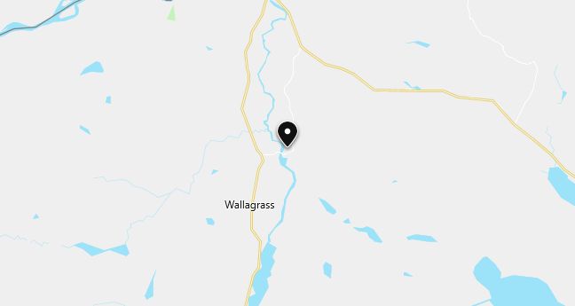 Map of Wallagrass, ME