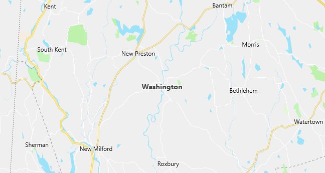 Map of Washington, CT