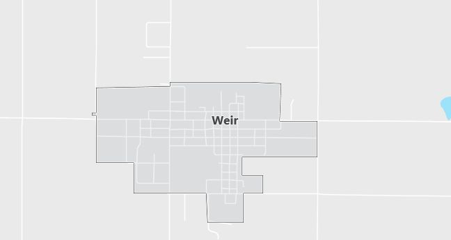 Map of Weir, KS