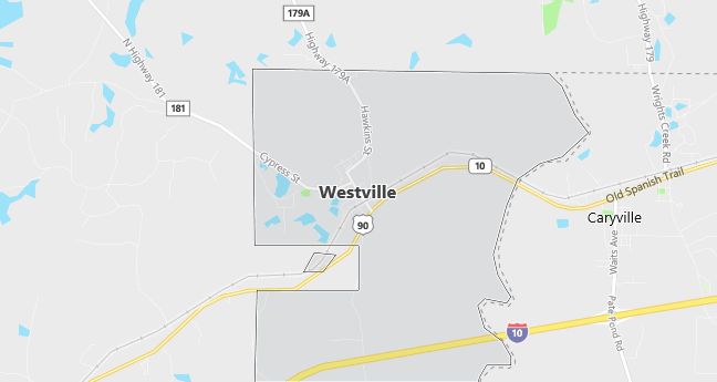 Map of Westville, FL