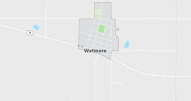 Map of Wetmore, KS