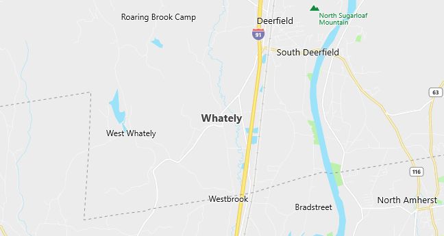 Map of Whately, MA