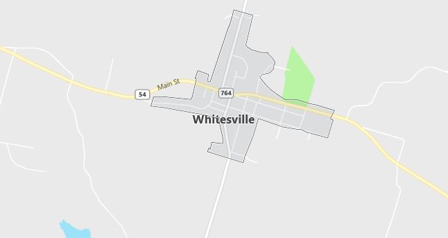 Map of Whitesville, KY