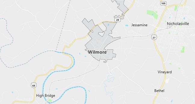 Map of Wilmore, KY