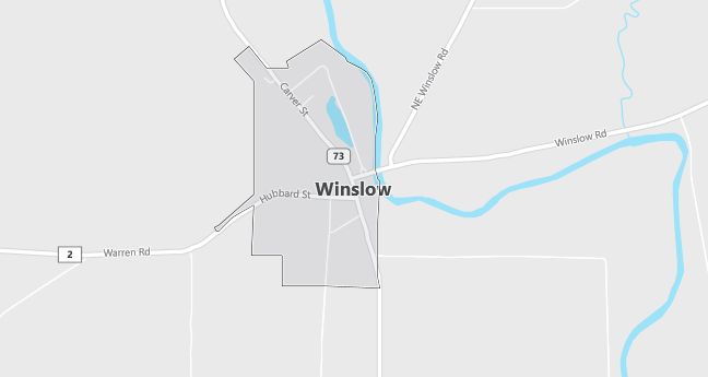 Map of Winslow, IL