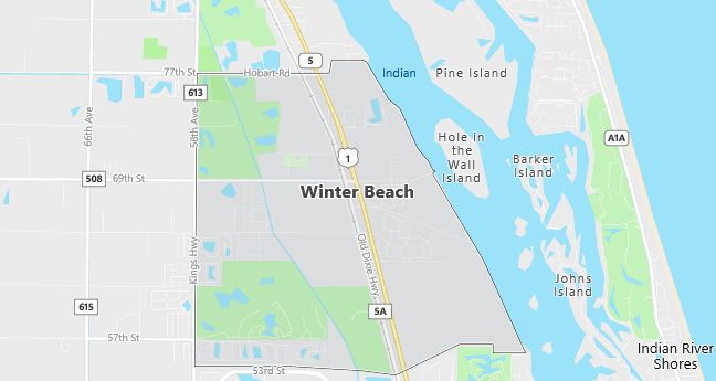 Map of Winter Beach, FL