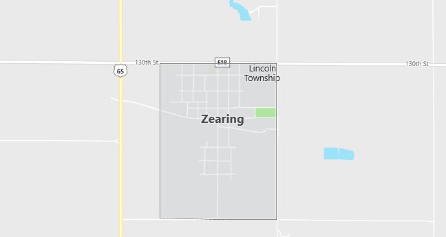 Map of Zearing, IA