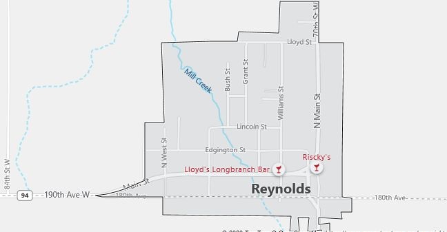 Map of Reynolds, IL