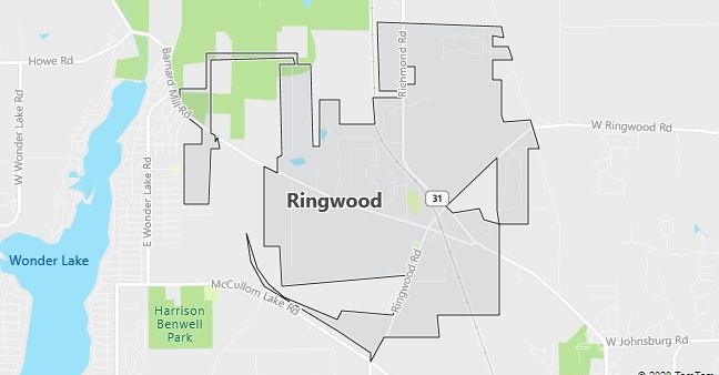 Map of Ringwood, IL